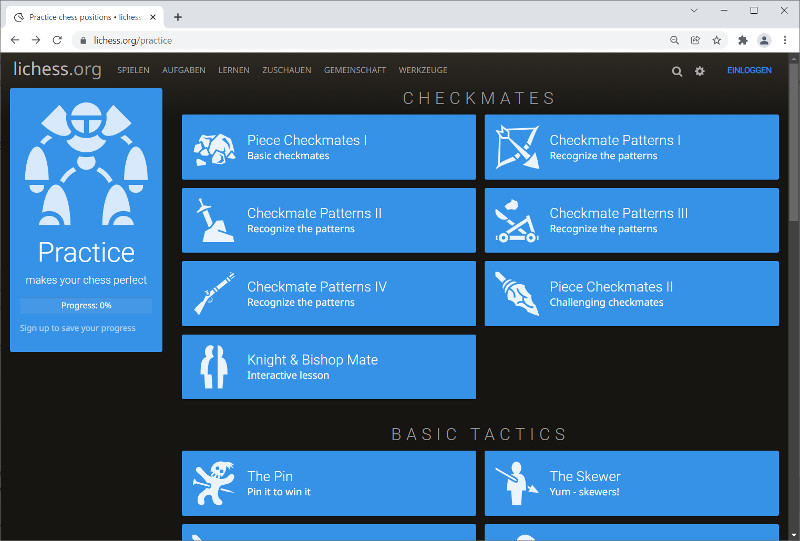 Lichess Training App
