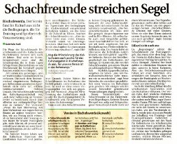 Aufgabe Spiellokal (SZ vom 18.1.07)