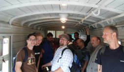 Himmelfahrtswanderung 2009 - Weißeritztalbahn überfüllt